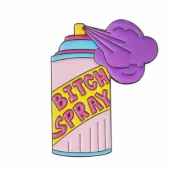 Accessories - *itch Spray Enamel Brooch Pin